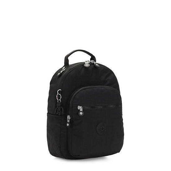 Kipling Seoul Small Classic Tablet Backpacks Black Noir | AU 1857DF